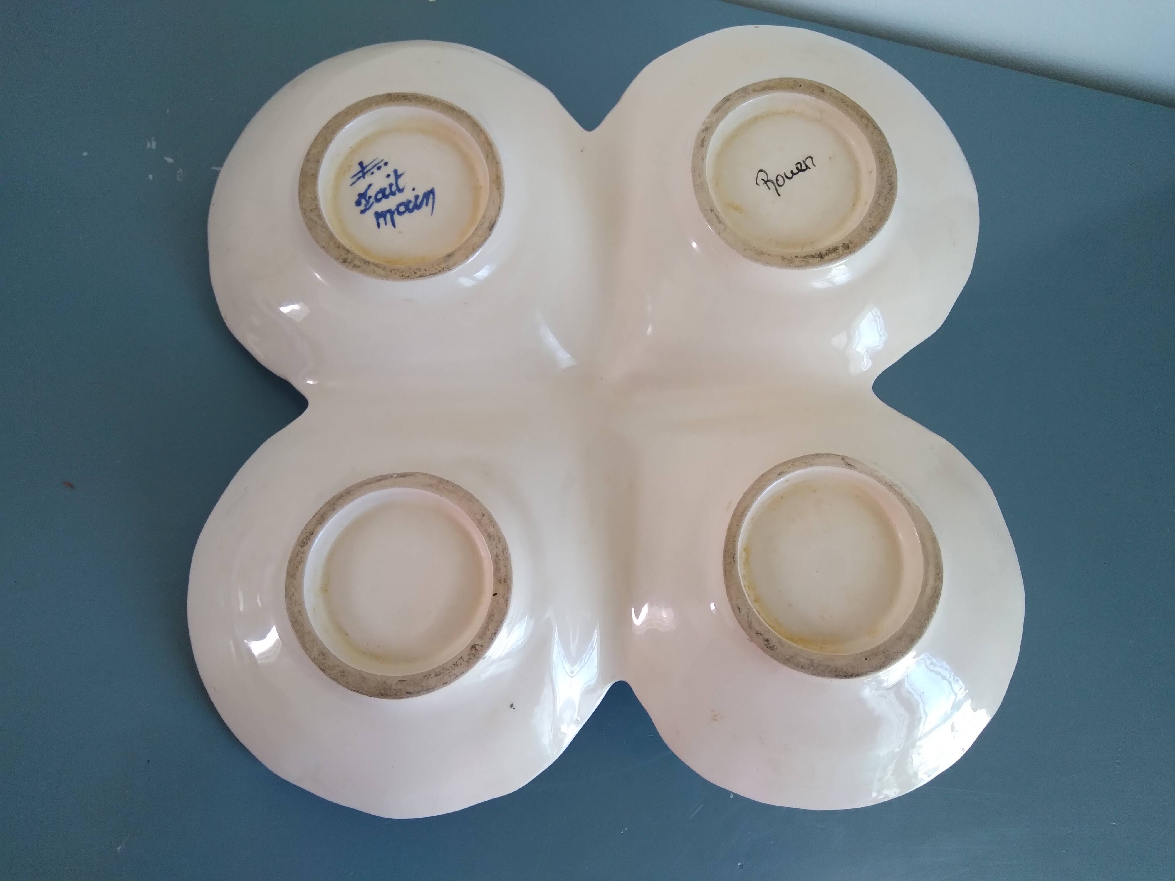 Old Rouen serving dish