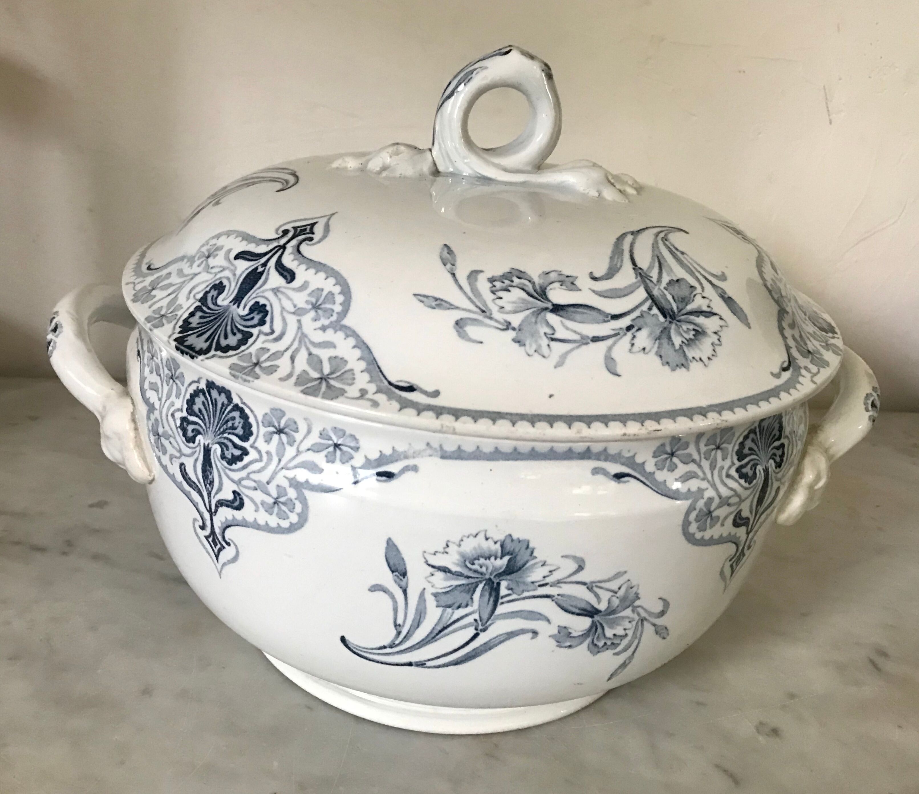 Lunéville Art Nouveau serving dish