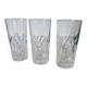 3 high-quality crystal tumblers