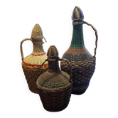 Set of 3 scoubidou bottles