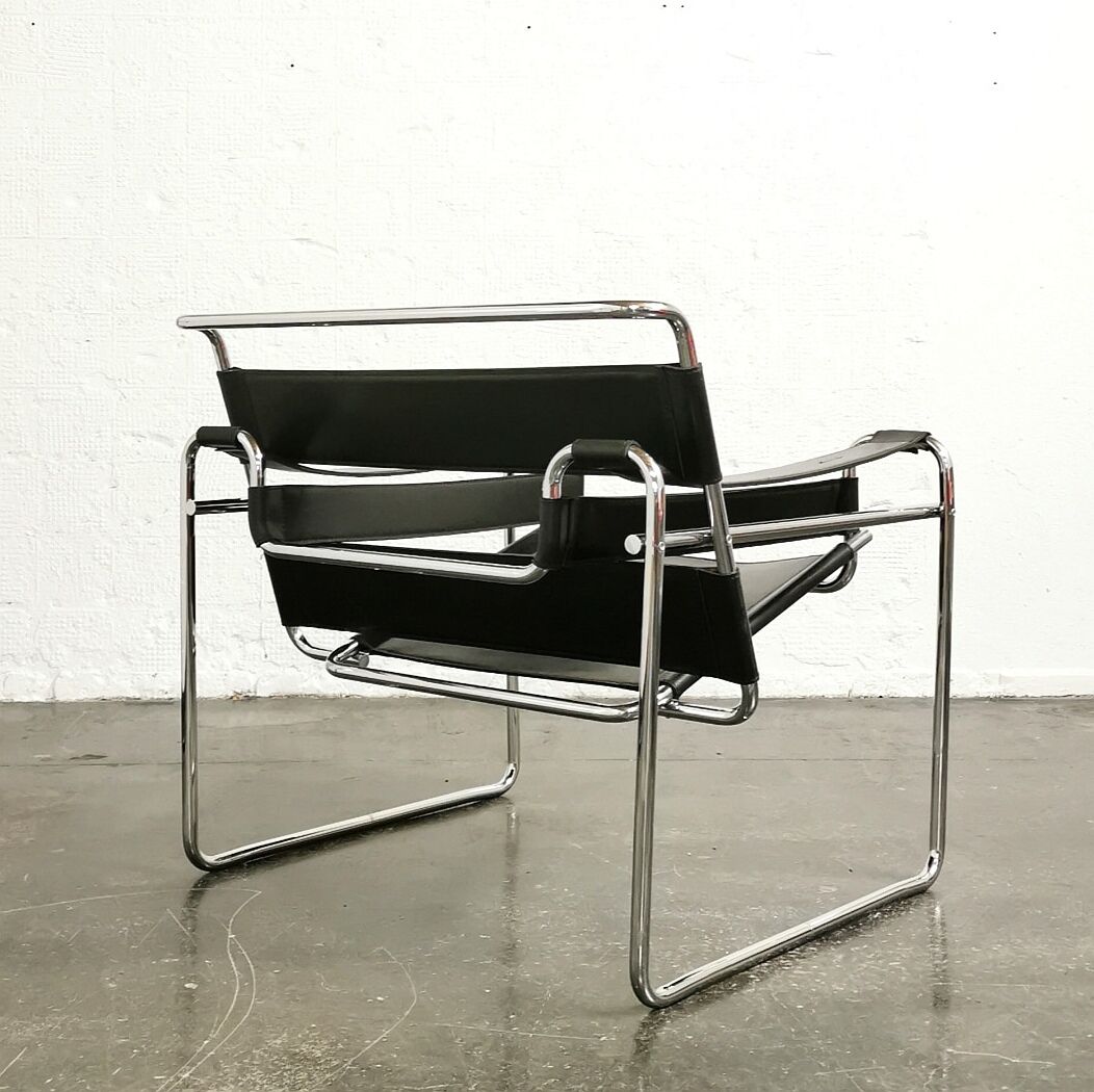 Armchair Wassily by Marcel Breuer, Habitat, 1970