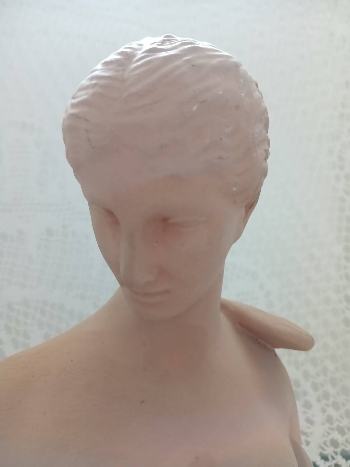 Terracotta bust of a woman