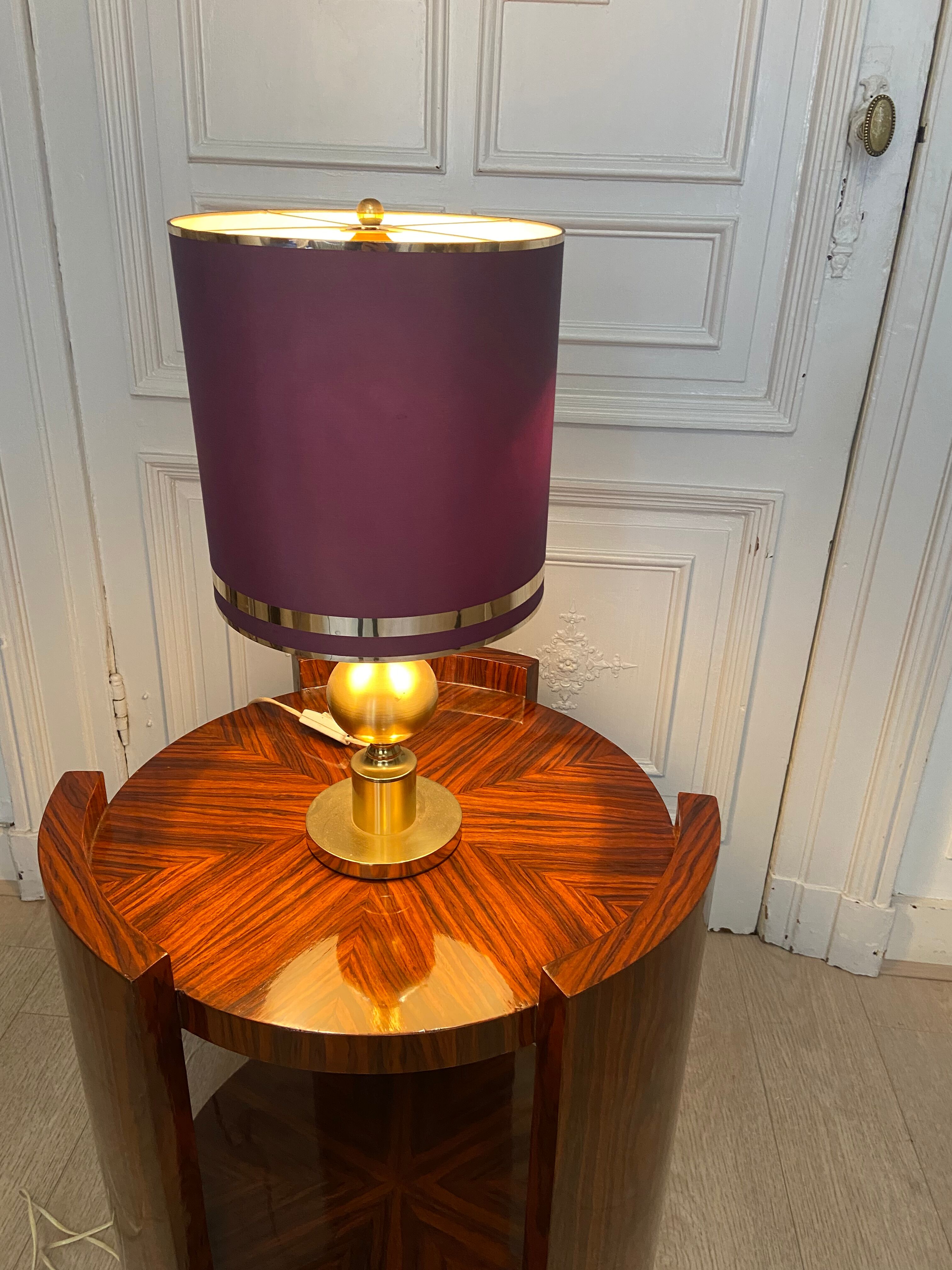 Lampe en laiton, 1970s