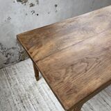 Farmhouse table in oak and walnut 2m