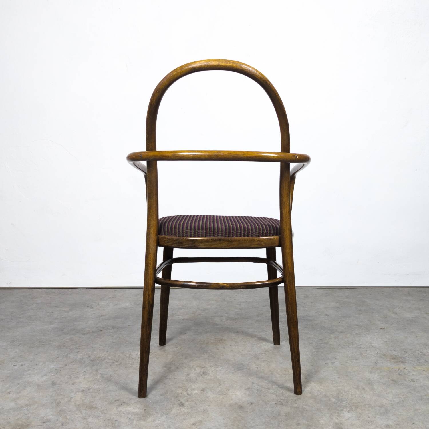 Rare fauteuil en bois courbé de radomír hofman pour ton, 1967