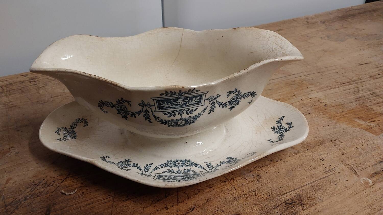 Saucière et soucoupe Longchamp
