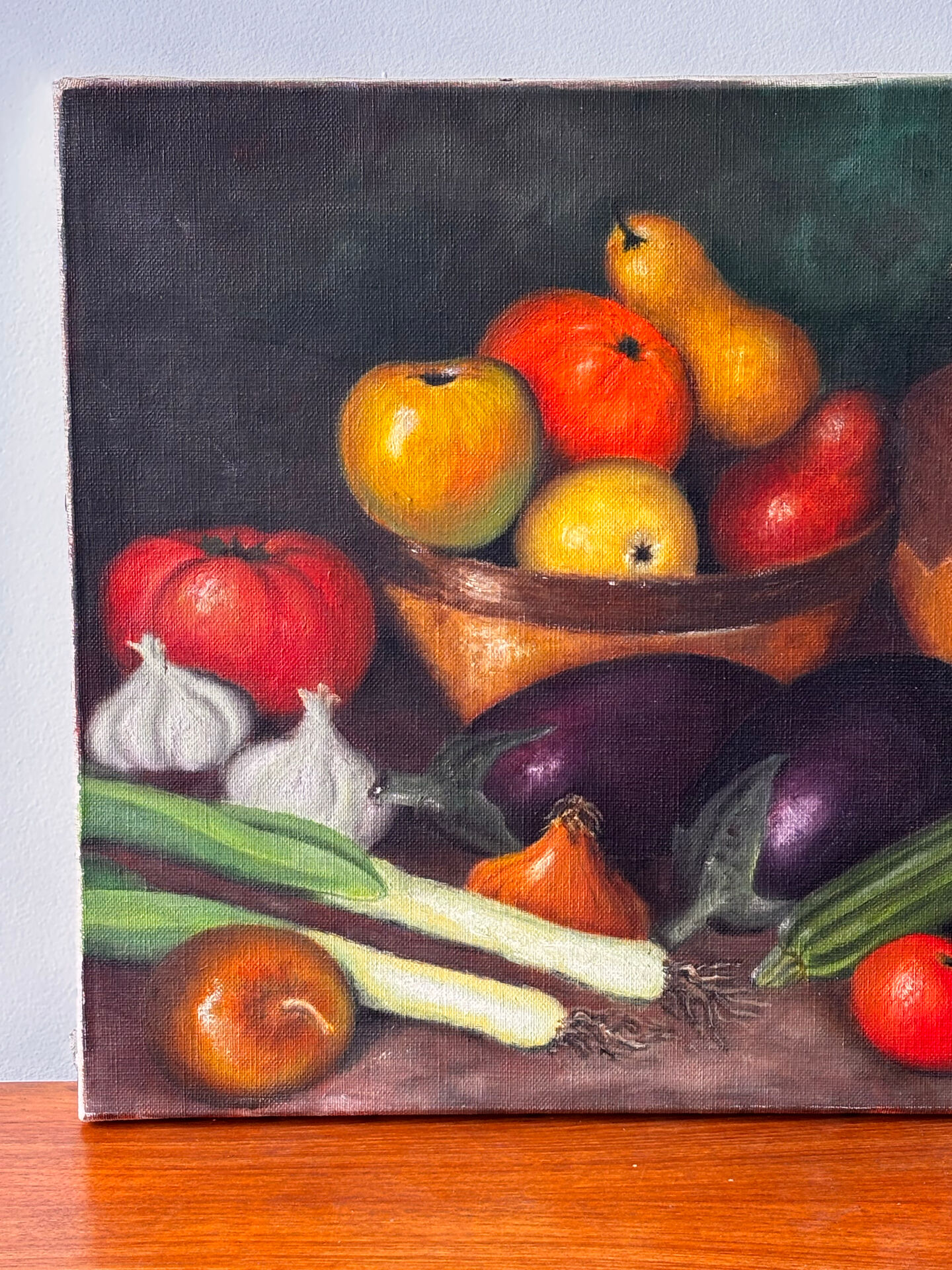 Still life "The Return from the Market" – Signed and dated 1977