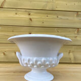 Medici-style glazed ceramic pot cover, Italy