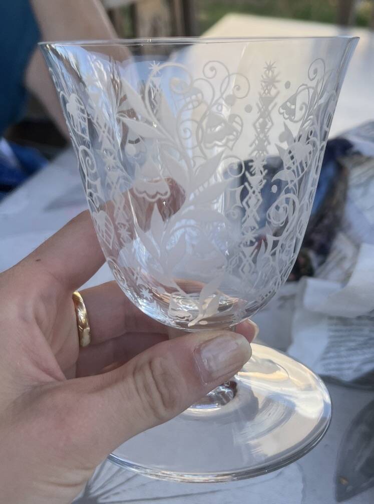 Set of 11 crystal glasses - Baccarat - Argentina