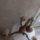 Bronze chandelier.