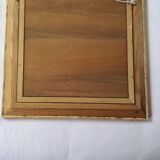 Tableau ancien à l'huile représentant une scène marine