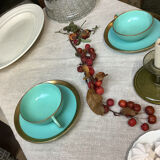 Set of 2 antique tea cups made in France