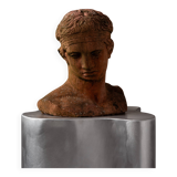 Stone bust of the thinker