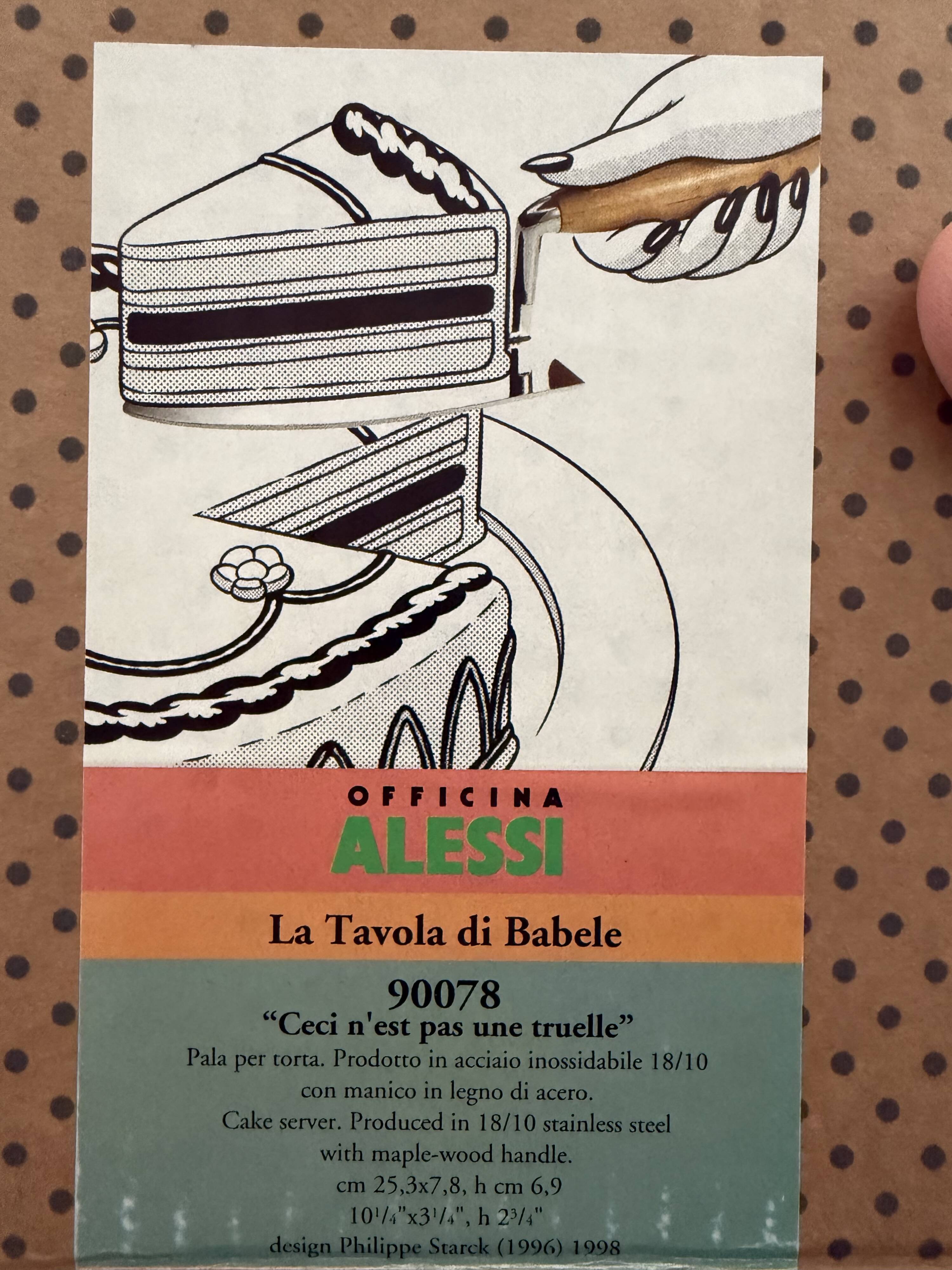 Philippe Starck ALESSI this is not a trowel Italian design