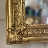 Old golden mirror