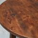 Dining table or Spanish centre table in solid wood and wrought iron from the mid-20th century.