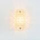 Mid-Century Scandinavian Glass & Brass Wall Lamp by Carl Fagerlund, 1960s