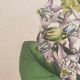 Botanical board, glazed wood frame
