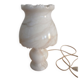 vintage alabaster marble lamp from the 50s-60s