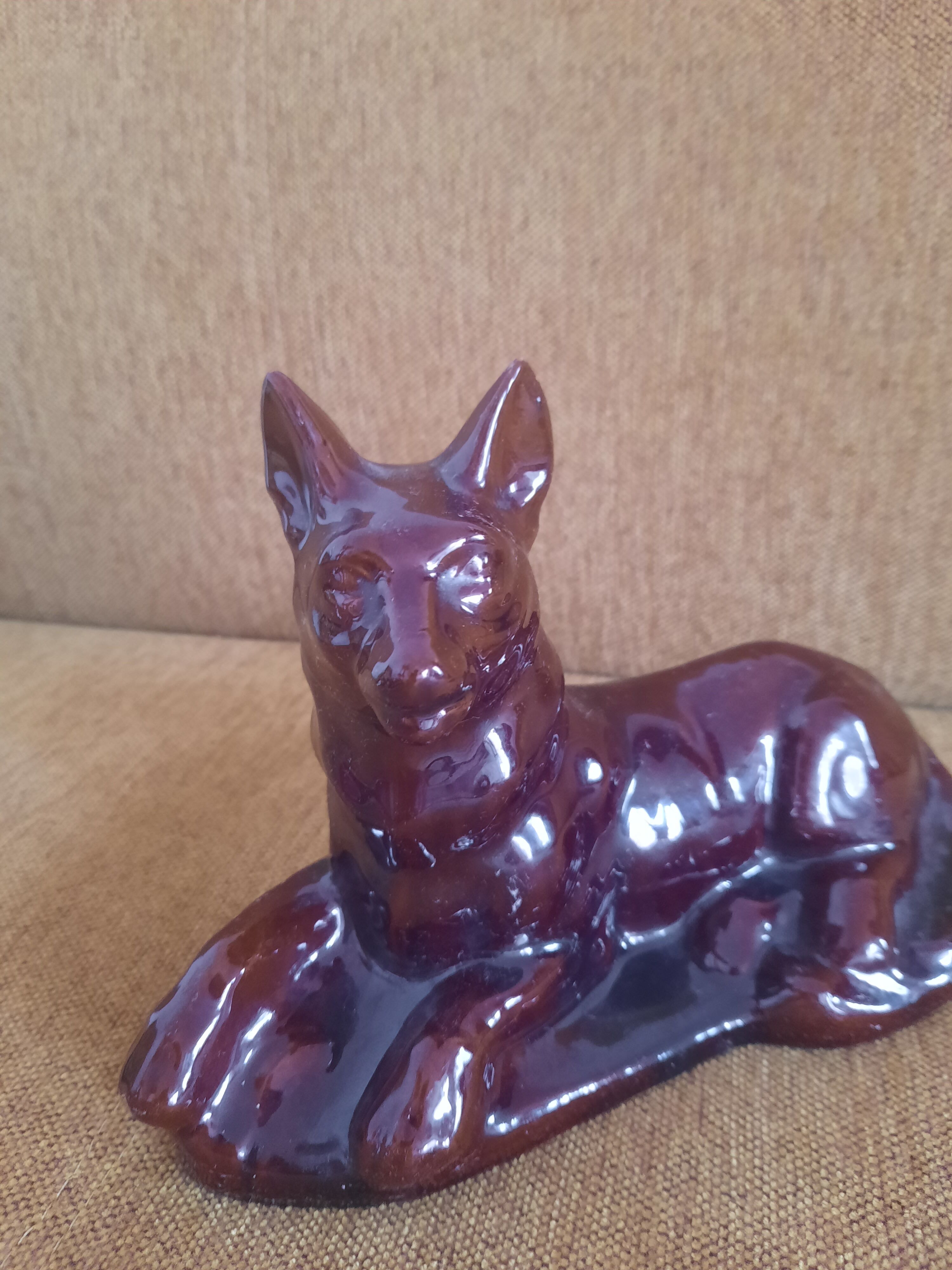 Vintage ceramic dog
