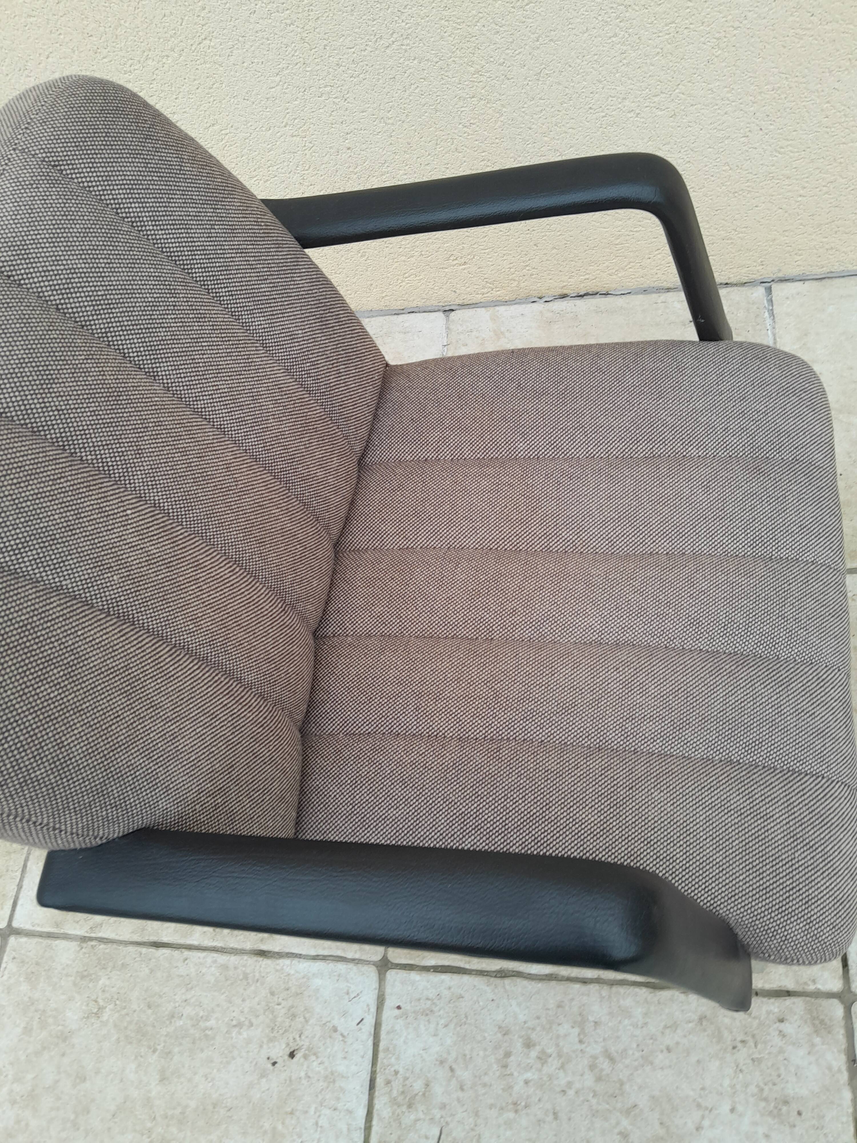 Vintage mottled designer office armchair