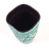 Vase fat lava turquoise
