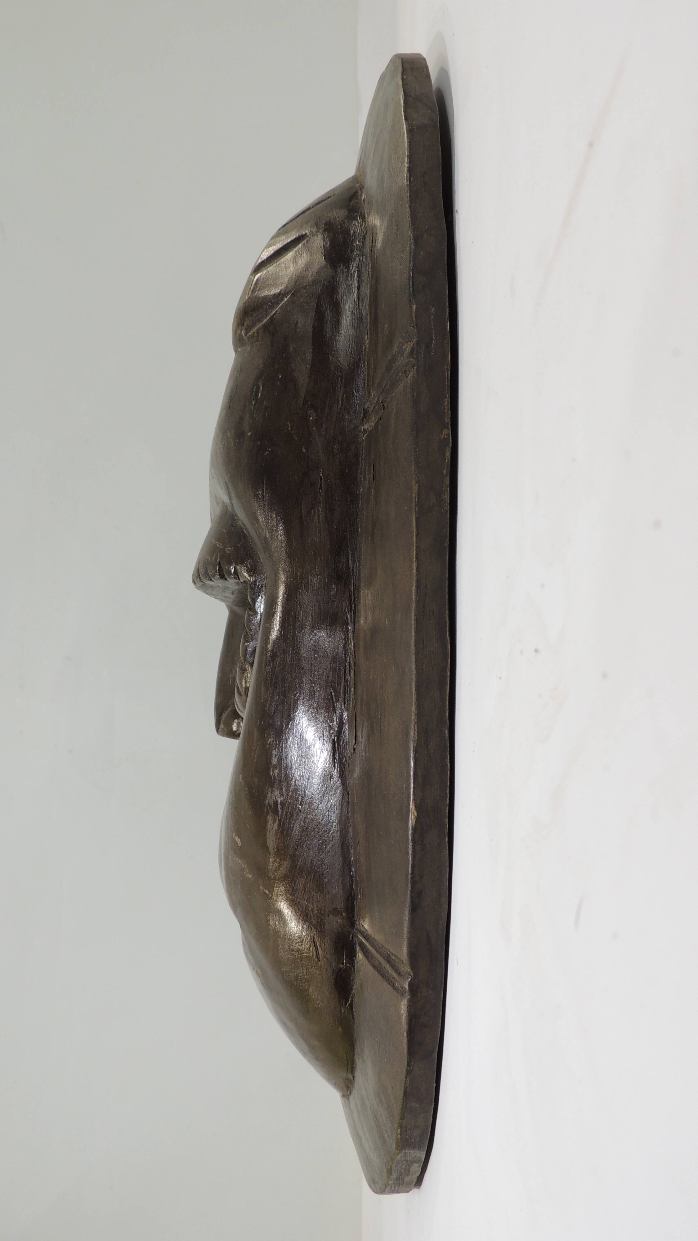 Anthropomorphic face mask/ivory coast/vintage