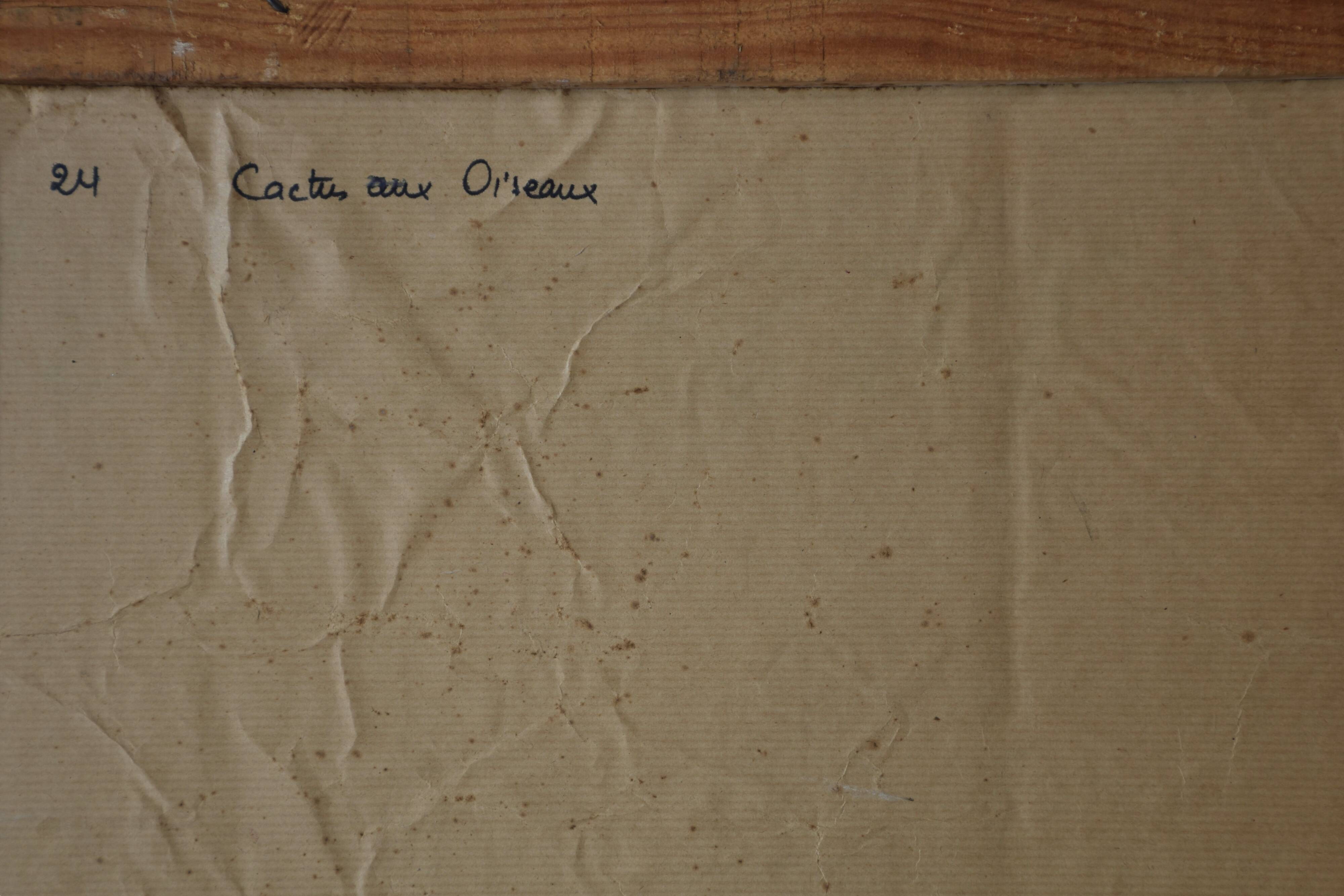 André Auclair, Cactus with Birds (circa 1960)