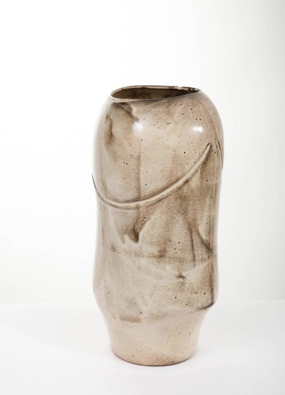Ceramic vase Atelier Dieulefit – Les Grottes – French art piece