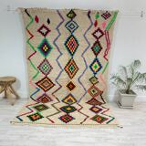 Handmade moroccan berber carpet 260 x 163 cm