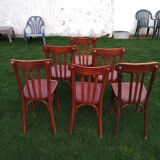 Six bistro chairs