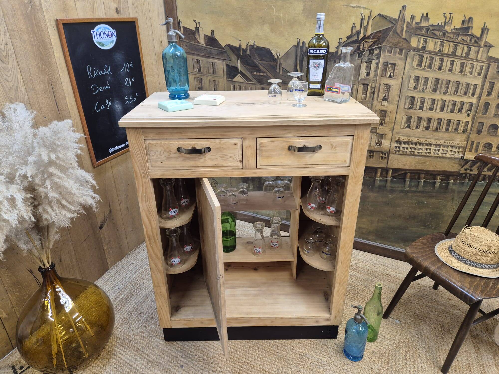 Old shop counter