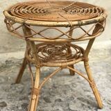 Rattan table 1950