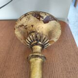 Golden wooden lamp base