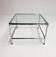 Square glass coffee table 71 x 71 cm, 1990s