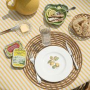 Set of 5 flat plates "Orchard"