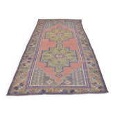 Oushak Vintage Runner noué à la main sku 2552