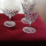 Service de verres cristal Saint Louis modèle Adour