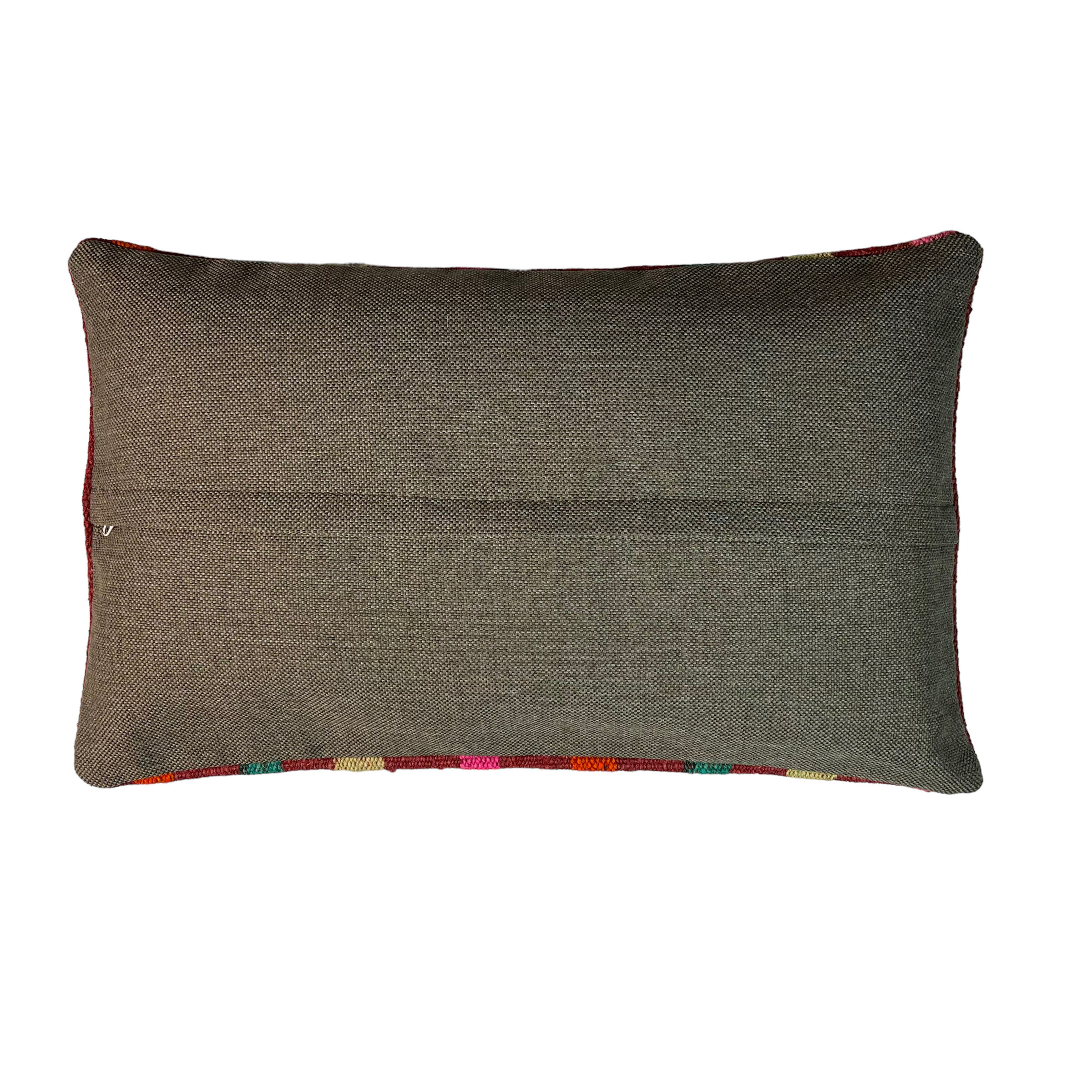 Vintage turkish handmade kilim cushion cover , 30 x 50 cm