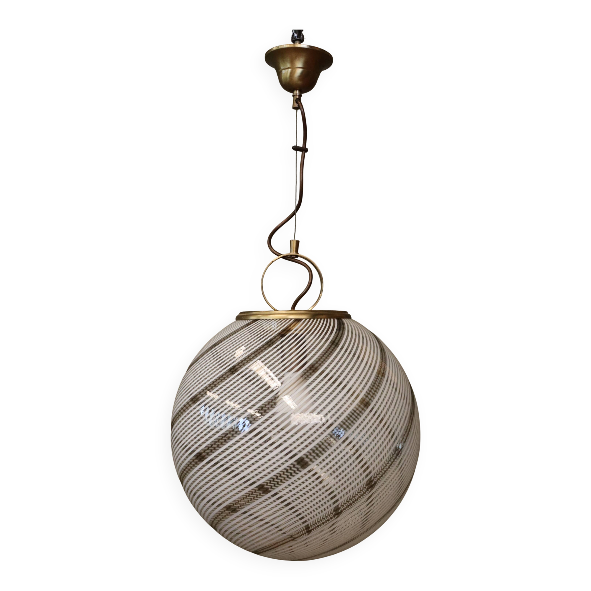 Murano glass ball chandelier from the 70s.