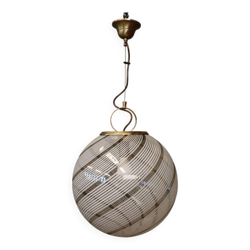 Murano glass ball chandelier from the 70s.