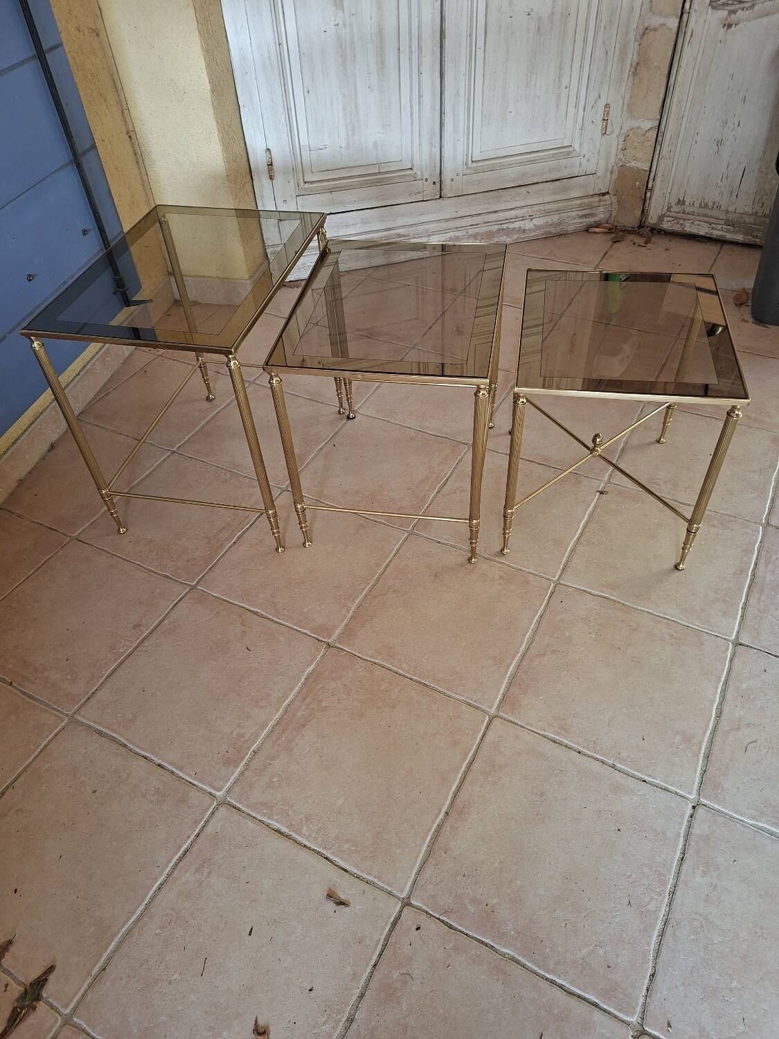 Vintage nesting tables