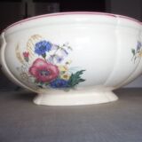 Flowered salad bowl digoin sarguemines
