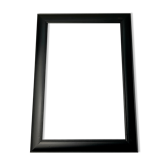 Black wooden frame foto welt