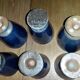 Set of 6 mazagrans Blue ceramic