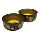 Lot de deux grands bols (coupelles) khokhloma époque Soviétique