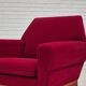 1970s, Danish armchair by Ryesberg Møbler, original condition, velour fabric.