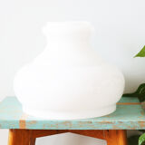 White opaline ceiling lamp or suspension