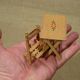 Old miniature doll table furniture and 2 folding garden furniture chairs