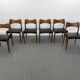 Set of 6 model 71 teak dining chairs by Niels O Møller for JL Møllers 1950s